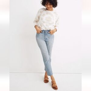 Madewell curvy perfect jean high rise light wash size 28